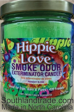 Smoke Odor Exterminator Candle Hippie Love 13oz
